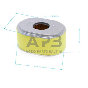 Oro filtras Honda GX110, GX120, 17210-ZE0-820, 17210ZE0820, 17210-ZE0-821, 17210ZE0821, 17210-ZE0-822, 17210ZE0822, 17210-ZE0-505, 17210ZE0505, išmatavimai 102 x 73 x 52 mm EVEREST