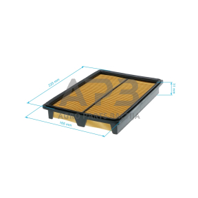 Oro filtras Honda GX610, GX620, GXV610, GXV620, 17210-ZJ1-841, 17210-ZJ1-842, 17210ZJ1841, 17210ZJ1842, išmatavimai 225 x 167 x 30 mm