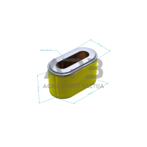 Oro filtras Honda GXV270, GXV340, GXV390, 17210-ZE8-003, 17210ZE8003, 17210-ZE8-013, 17210ZE8013, 17210-ZF5-505, 17210ZF5505, išmatavimai 129,50 x 67 x 79,70 mm