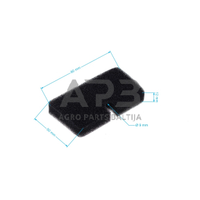 Oro filtras Husqvarna 232L. 502 19 86 02, 5021986-02, 502198602