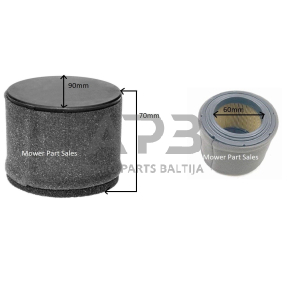 Oro filtras Kawasak FJ180V, 11029-0019, 110290019, 11029-0032, 110290032, 11029-7023, 110297023, išmatavimai 70 x 90 x 60 mm