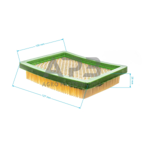 Oro filtras kiniškiems varikliams išmatavimai 127 x 101 x 30 mm