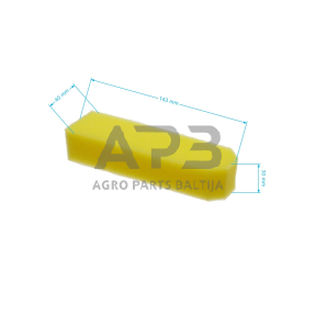 Oro filtras Tecumseh BVS, Vantage, 23410026, išmatavimai 145 x 40 x 30 mm