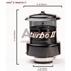 Oro filtras  turbo® 2, Tipas 24-3", 211024000