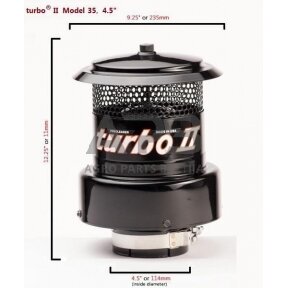 Oro filtras  turbo® 2, Tipas 35-4.1/2", 211035000