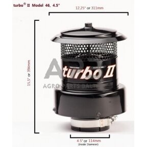 Oro filtras  turbo® 2, Tipas 46-4.1/2", 211046000