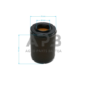 Oro filtras Zongshen XP380A, XP440 76 x 38 x 111mm