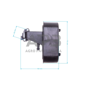 Oro filtro korpusas su oro filtru NAC DY164PMB