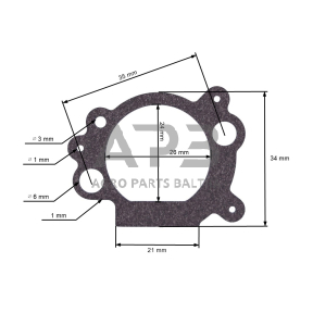 Oro filtro tarpinė Briggs & Stratton: 110000, 111000, 692667