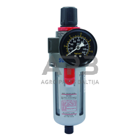 Oro srauto reguliatorius 1/2" su filtru
