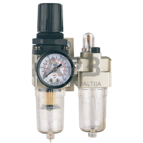 Oro srauto reguliatorius 1/4" su filtru ir tepaline