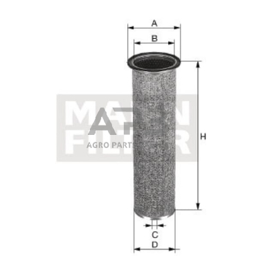 Oro filtras MANN-FILTER CF84X 1