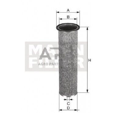 Oro filtras vidinis MANN-FILTER CF950 1