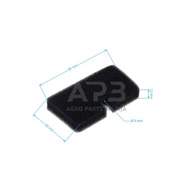 Oro filtras Husqvarna 225. 502 19 86 02, 5021986-02, 502198602 Oro filtras Husqvarna 225. 502 19 86 02, 5021986-02, 502198602