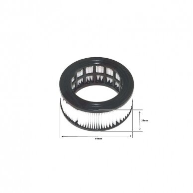 Oro filtras kiniškiems pjūklams 45 cc 64x45x28 mm juodas R