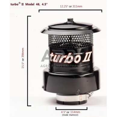 Oro filtras  turbo® 2, Tipas 46-4.1/2", 211046000 1