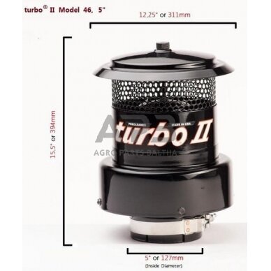 Oro filtras  turbo® 2, Tipas 46-5", 211046001 1