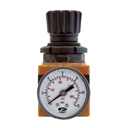 Oro srauto reguliatorius su manometru 1/4" Oro srauto reguliatorius su manometru 1/4"