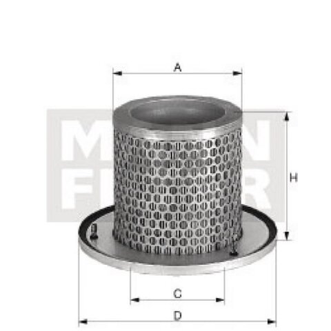 Oro filtras MANN-FILTER C1342KIT 1
