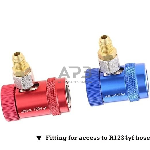 Oro kondicionierių R1234yf jungtys 1/4" su coliniu išoriniu sriegiu 2vnt. 4 Oro kondicionierių R1234yf jungtys 1/4" su coliniu išoriniu sriegiu 2vnt. 4