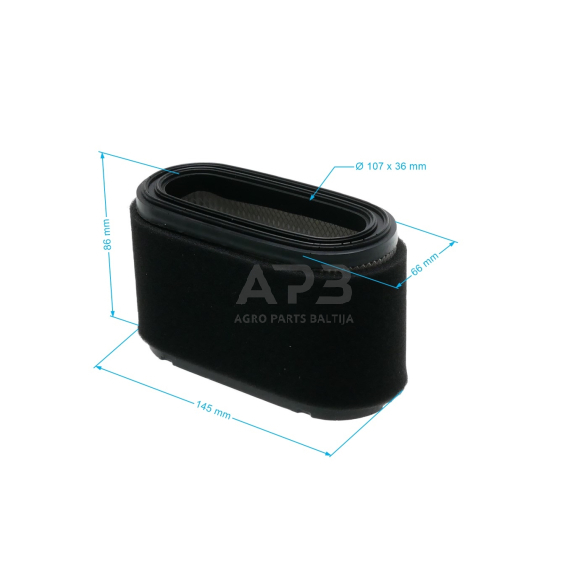 Oro filtras Alpina, Loncin LC1P85F, Mountfield, GGP, Stiga 135 x 61 x 86 mm 1