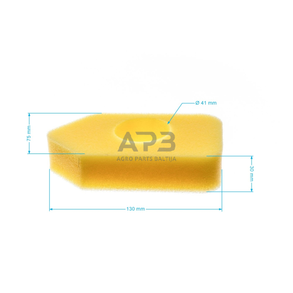 Oro filtras Briggs & Stratton CLASSIC, SPRINT, QUATTRO, QUANTUM nuo 3,5AG iki 4,5AG 9B902, 98902, 98982, 10A902, 10B902,10A982 698369 3