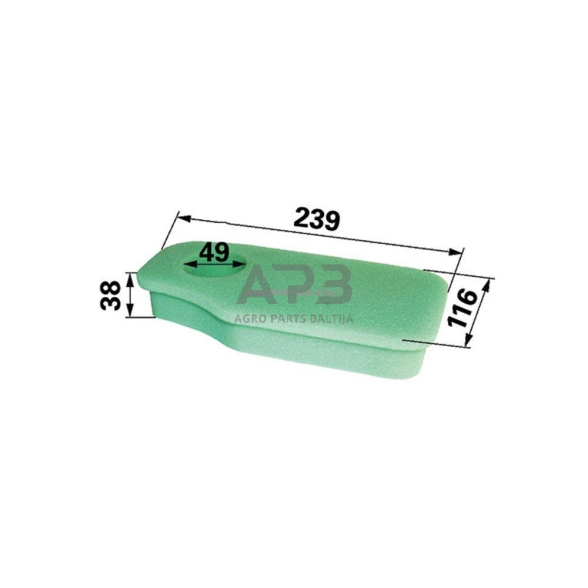 Oro filtras Briggs & Stratton nuo 10AG iki 11AG 270843, 270843S, 1 Oro filtras Briggs & Stratton nuo 10AG iki 11AG 270843, 270843S, 1