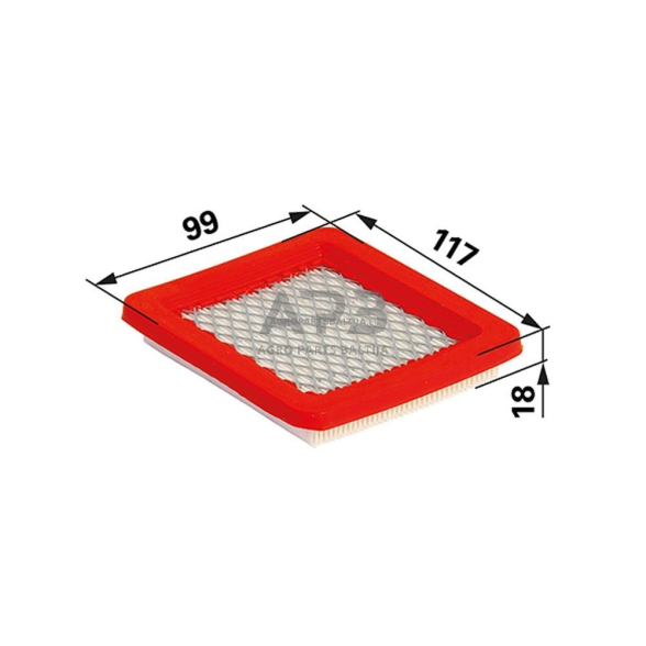 Oro filtras Briggs & Stratton Vanguard nuo 2AG iki 4AG 711459 1 Oro filtras Briggs & Stratton Vanguard nuo 2AG iki 4AG 711459 1