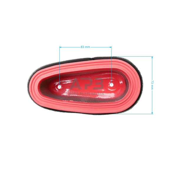 Oro filtras GGP STIGA 85x55/70x150 mm WM, TRE0701, TRE0801 118550199/0, 1185501990, 11850202/0, 118502020 3