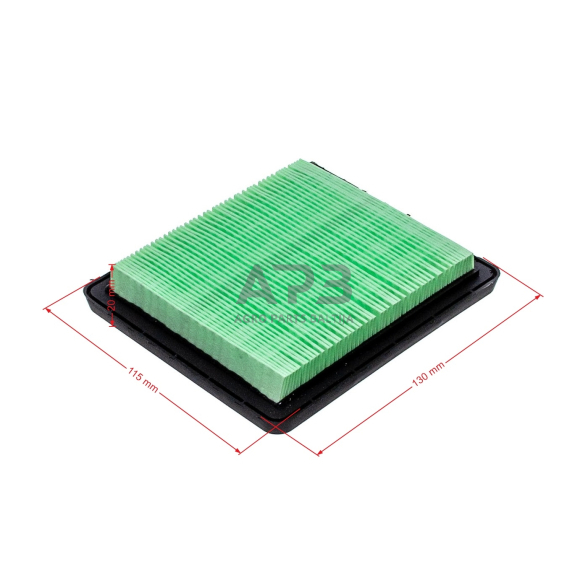 Oro filtras Honda GC135, GC160, GC190, GCV135, GCV160 GCV190, GS160, GS190, GSV160, GSV190, GX100 17210-ZL8-000, 17210ZL8000, 17211-ZL8-003, 17211ZL8003, 17211-ZL8-013, 17211ZL8013, 17211-ZL8-023, 17211ZL8023, Išmatavimai 133 x 114 x 23 mm 3