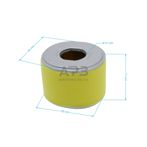 Oro filtras Honda GX240, GX270, 17210-ZE2-822, 17210ZE2822, 17210-ZE2-821, 17210ZE2821, 17210-ZE2-505, 17210ZE2505, išmatavimai 102 x 89 x 77 mm EVEREST 3