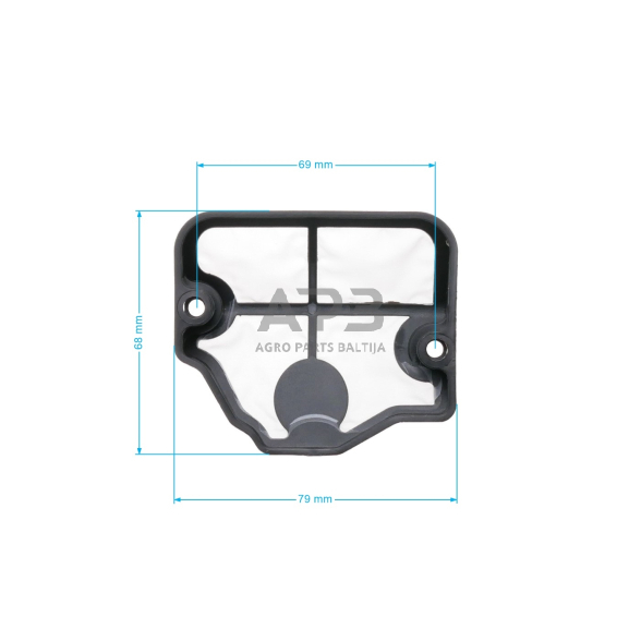 Oro filtras HUSQVARNA 137, 142 NYLON 545 05 78-01, 5450578-01, 545057801 3 Oro filtras HUSQVARNA 137, 142 NYLON 545 05 78-01, 5450578-01, 545057801 3
