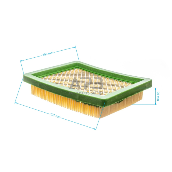 Oro filtras kiniškiems varikliams išmatavimai 127 x 101 x 30 mm 2
