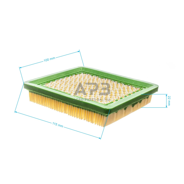 Oro filtras kiniškoms vejapjovėms Loncin T475 119x99x21 mm 2 Oro filtras kiniškoms vejapjovėms Loncin T475 119x99x21 mm 2