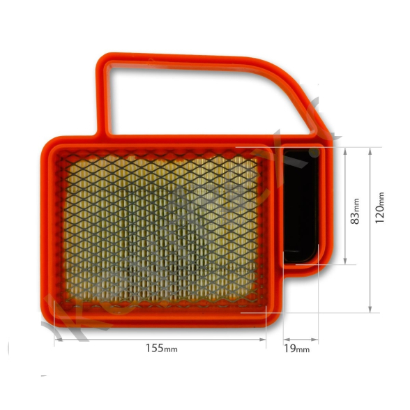 Oro filtras Kohler Courage 15-17 HP SV470, 480, 530, 540, 590, 600, 610 CT, CTH, LTH, YTH, 151, 152, 171, 172, 20 083 02S, 20 083 02, 2080302S, 2080302 2