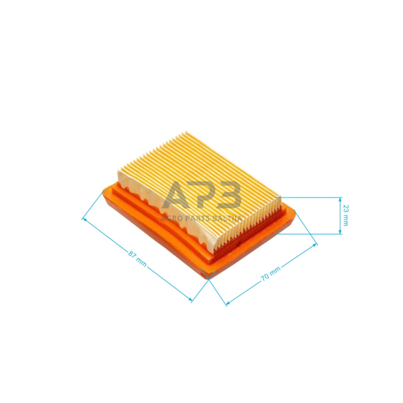 Oro filtras krūmapjovėms STIHL FS120, FS200, FS250, FS300, FS310, FS350, FS380, FS400, FS450, FS480, BT120C, BT121, BT130, HT250, KA120, KA250, KM130, FR350, FR450, FR480 4134 141 0300, 41341410300 1