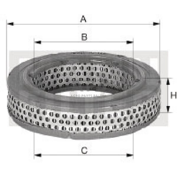 Oro filtras MANN-FILTER C15403 1