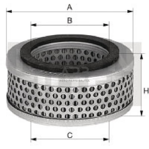 Oro filtras MANN-FILTER C7101 1