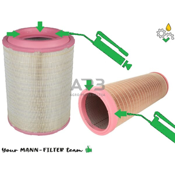 Oro filtras MANN-FILTER CF181902 2 Oro filtras MANN-FILTER CF181902 2