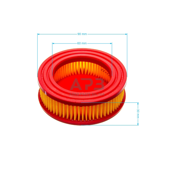 Oro filtras MTD 751-14628, 75114628, išmatavimai 91 x 59 x 30 mm 2