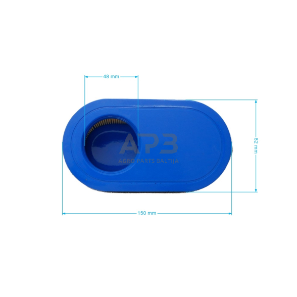 Oro filtras MTD THORX, 751-12260, 75112260, 737-05065, 73705065, išmatavimai 153 x 83 x 66 mm 4