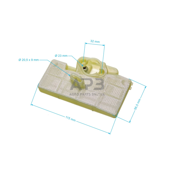 Oro filtras pjūklams STIHL MS029, MS039, MS290, MS310, MS390 1127 120 1620, 11271201620 NYLON 1