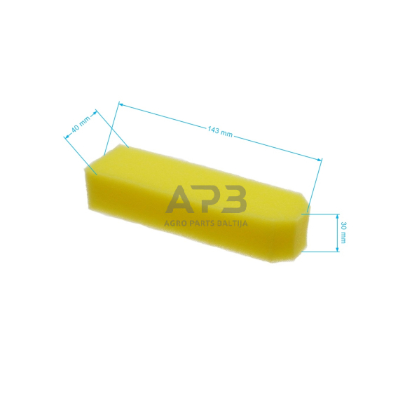 Oro filtras Tecumseh BVS, Vantage, 23410026, išmatavimai 145 x 40 x 30 mm 3