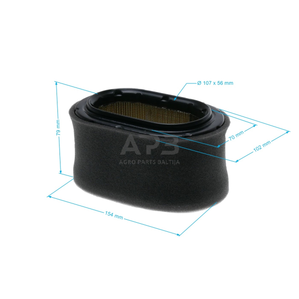 Oro filtras WACKER BS600 komplektas 150x92x82 mm 0114792, 0095294 1 Oro filtras WACKER BS600 komplektas 150x92x82 mm 0114792, 0095294 1