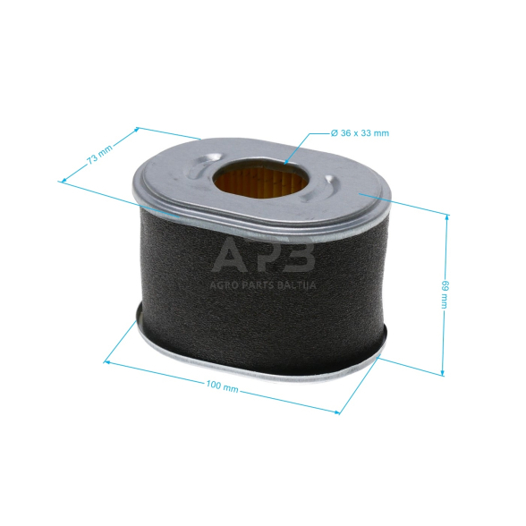 Oro filtras Zongshen 168FB GB200 101 x 73 x 70mm 1 Oro filtras Zongshen 168FB GB200 101 x 73 x 70mm 1