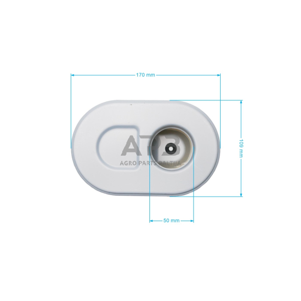 Oro filtras Zongshen MTD varikliams, 100073180, 737-05145, 73705145, 937-05145, 93705145 170 x 109 x 60mm 3