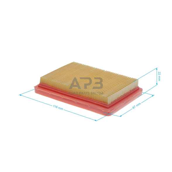 Oro filtras Zongshen NH150H 116 x 87 x 21 mm 1 Oro filtras Zongshen NH150H 116 x 87 x 21 mm 1