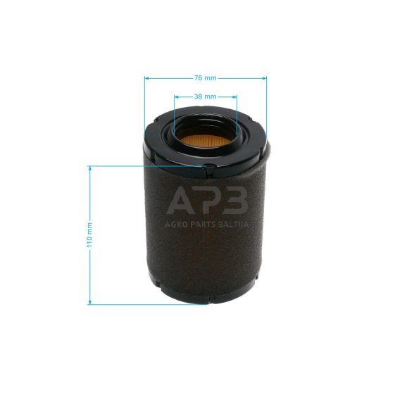 Oro filtras Zongshen XP380A, XP440 76 x 38 x 111mm 1