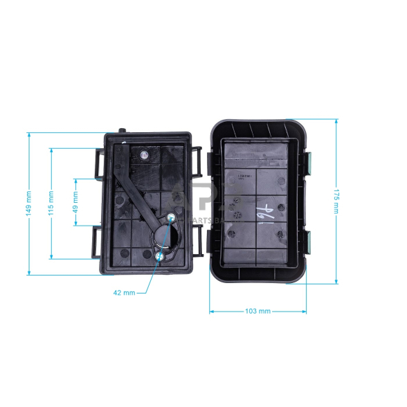 Oro filtro dangtelis ZONGSHEN XP200 6.5AG 100004649 2 Oro filtro dangtelis ZONGSHEN XP200 6.5AG 100004649 2