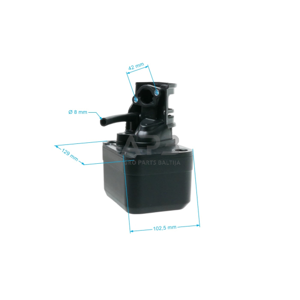 Oro filtro korpusas su oro filtru Honda GX110, GX120, GX140, GX160, GX200, 17210-ZE1-820, 17210ZE1820, 17230-ZE1-820, 17230ZE1820, 17410-ZE1-010, 17410ZE1010, 17231-ZE1-000, 17231ZE1000, 17230-Z51-820, 17230Z51820, 17235-Z51-831, 17235Z51831, 17410-Z51-02 5
